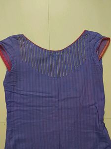 Self design kurta