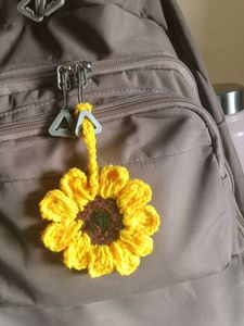 Sunflower Backpack Charm