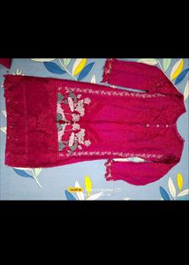 Maroon Salwar Kameez Suit