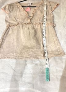 Vintage Lace Trim Corset Top