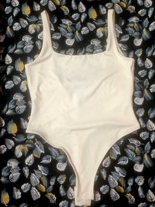 White Bodysuit Top