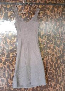 Elegant nude Midi Dress