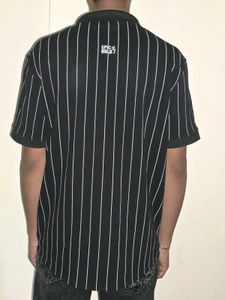 Striped Button-Down Shirt