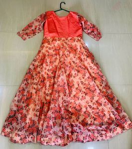 Floral Anarkali Gown