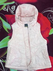 Light Pink Cutsleeve Jacket