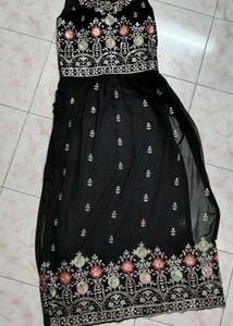 Black Padded Kurta