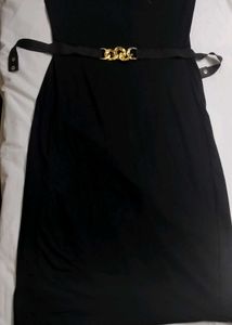 Black Belted Dress