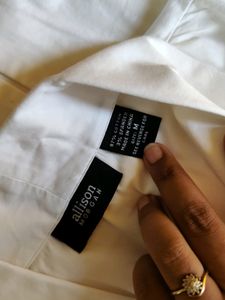 white shirt