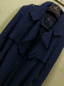 Stylish Navy Trench Coat