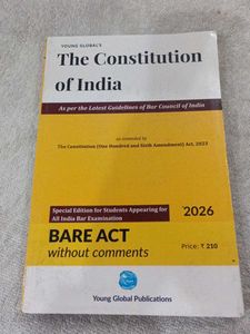 Constitution of India, Bare Act