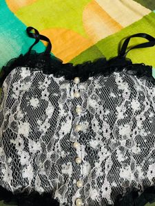 Women Pearl Padded Bralette