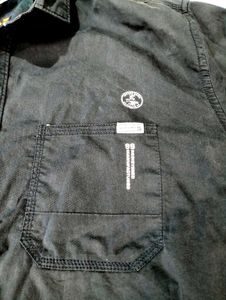 Volcom Black Button-Down Shirt