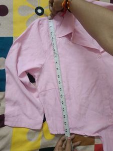 Pink Long Sleeve Button Down