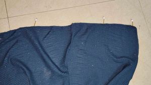 Shimmer Navy Blue Scarf/Hijab