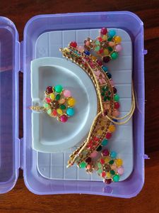 Multicolor Choker Set