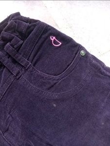 Purple Denim Jeans For Girls