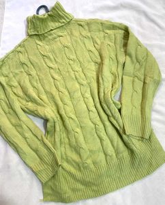 🎁Buy 2 Get2 Free Green Turtleneck Sweater C
