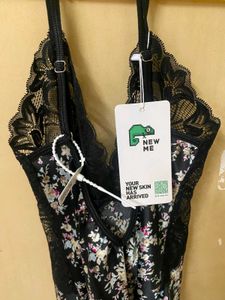 Floral Lace Silk Cami