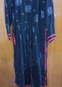 Naira Cut Black kurti❤️