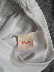 White URBANIC Soft Girl Core Top