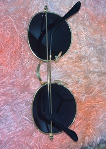 Retro Round Purple Sunglasses