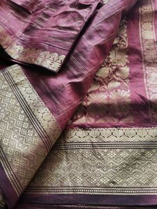 Elegant Maroon Saree with Blouse