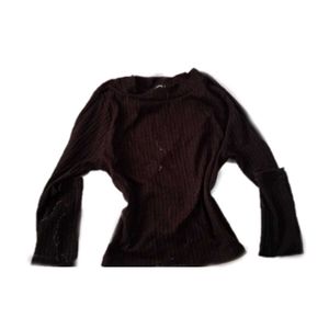 Ribbed Long Sleeve Top
