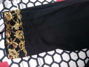 Elegant Black Ethnic Gown