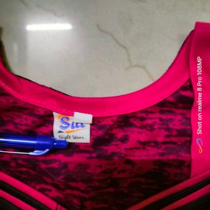 Pink &amp; Black Dress