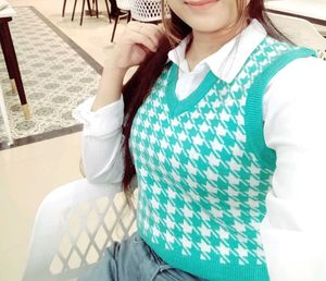 Half Woolen Sweater