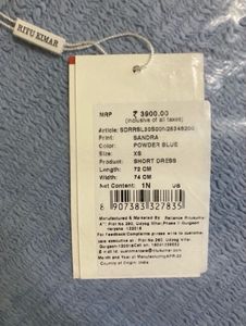 LABEL RITU KUMARShirred Fit &amp; Flare Dress with But