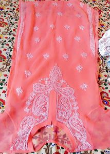 Beautiful Pink Colour Net And Astar Georgete Kurta