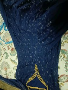 Heavy Party Wear Anarkali &amp; Dupatta In L Size