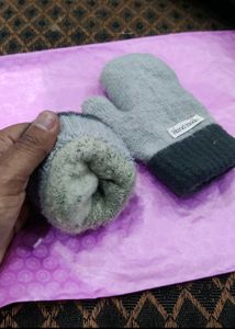 Handmade Pure Woolen Baby Gloves 🧤