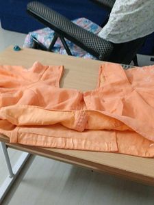 Peach Embroidered Blouse