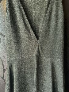 Shiny Black Dress