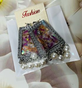 Fashionable Square Drop Earrings