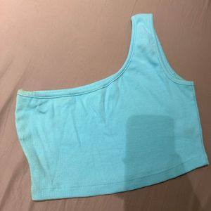 Cute Blue Crop Top