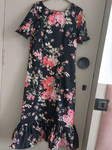 Floral Print Midi Dress fresh