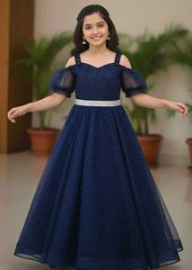 Elegant Navy Blue Dress