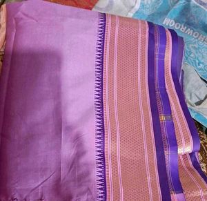 Silk Elegant Purple  Saree