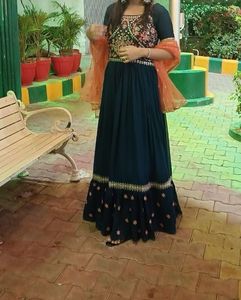 Elegant Embroidered Anarkali Dress