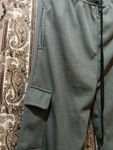 Gray Cargo Sweatpants