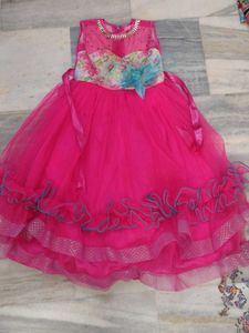 Cute Pink Girls Dress