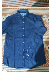Men Denim Look Shirt