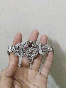Oxidized Silver Jewelry Set