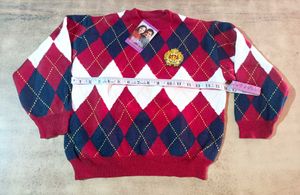 Argyle Pattern Sweater