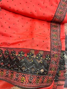 elegant wedding saree with blouse