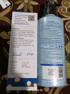 Plum Hair Serum &amp; Shampoo With Extra Freebi 🫰🩷