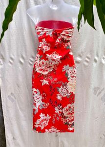 1126 SEXY FLORAL BODYCON